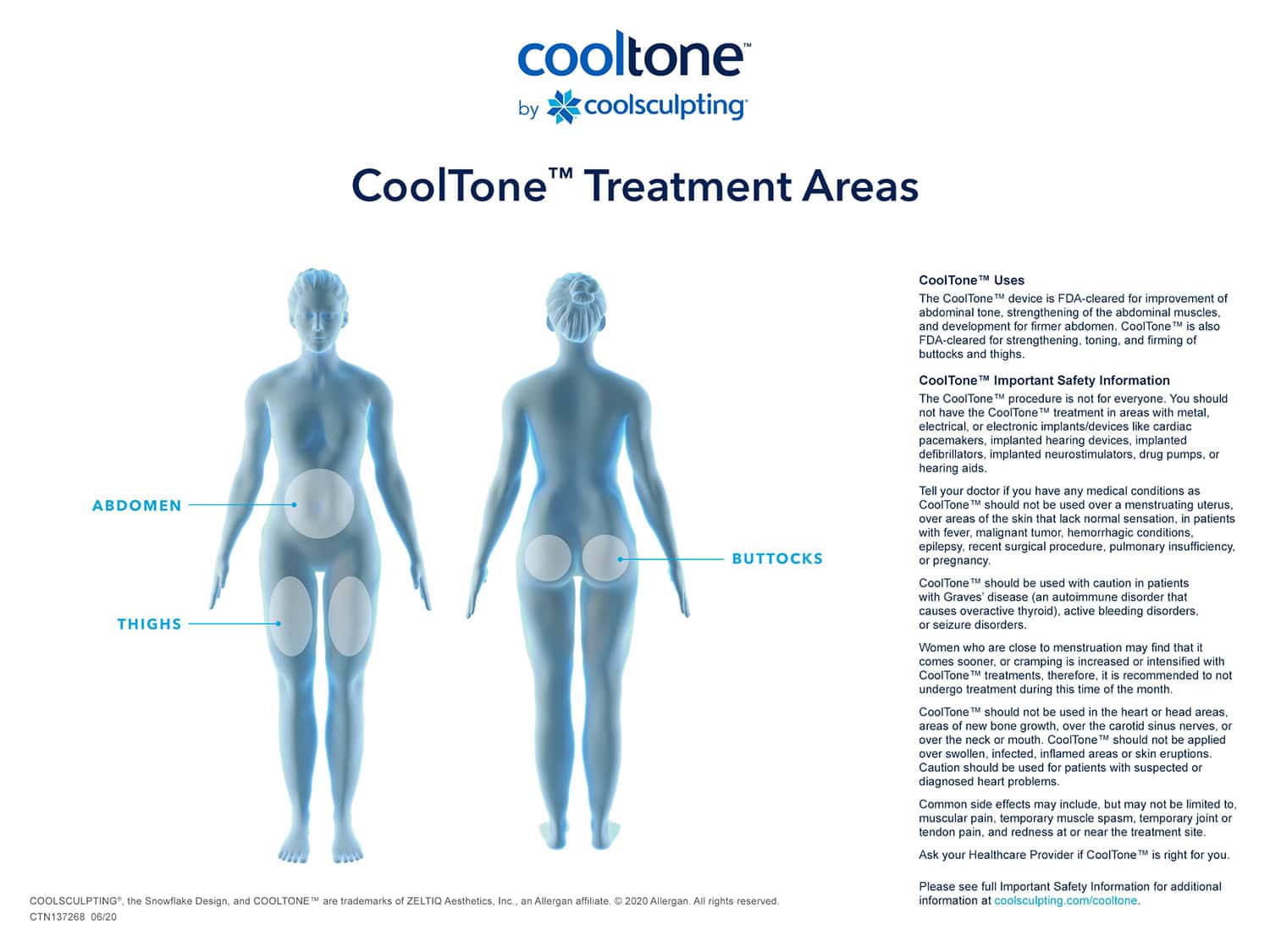 Cooltone Treatment Areas | Melindas Med Spa & Salon in North Myrtle Beach, SC