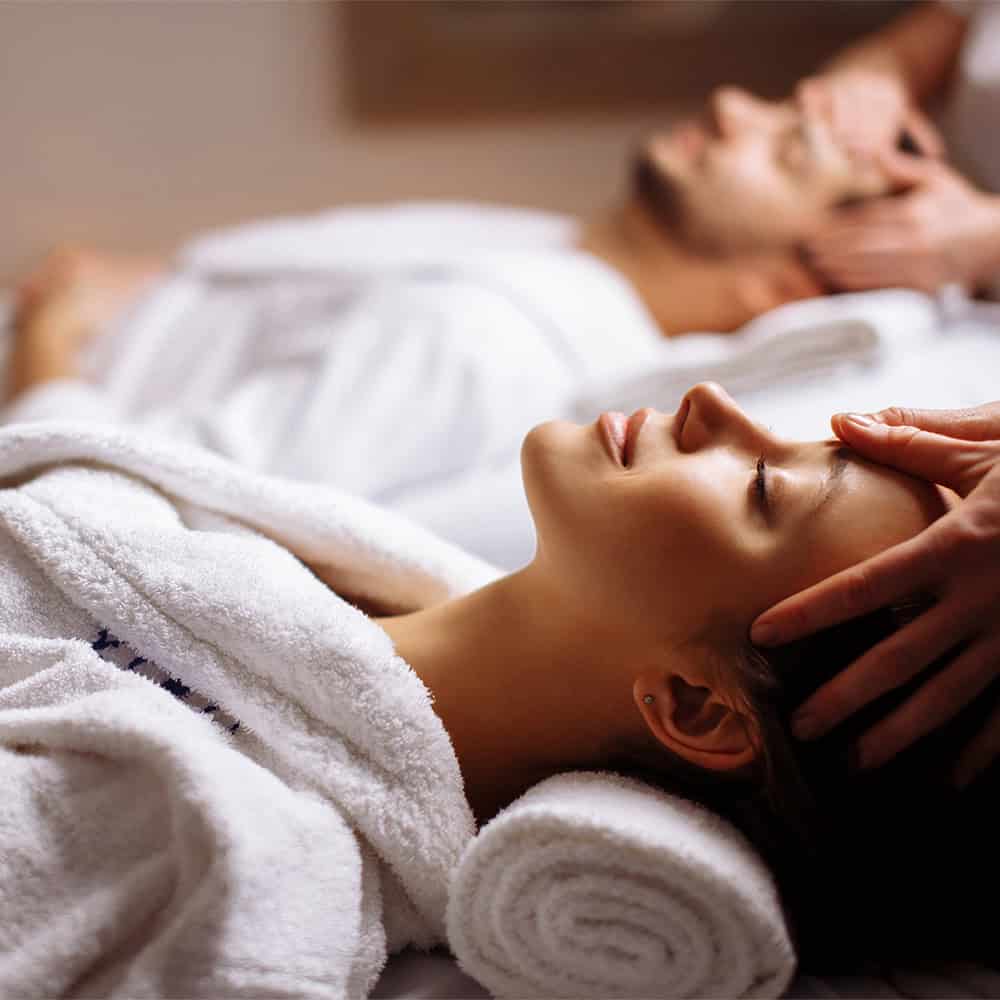 Couples taking Spa treatments | Melindas Medical Spa & Salon in North Myrtle Beach, SC